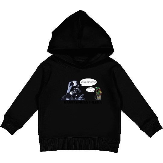 Darth Vader's Condition to Every Hired Mandalorian Kids Pullover Hoodies