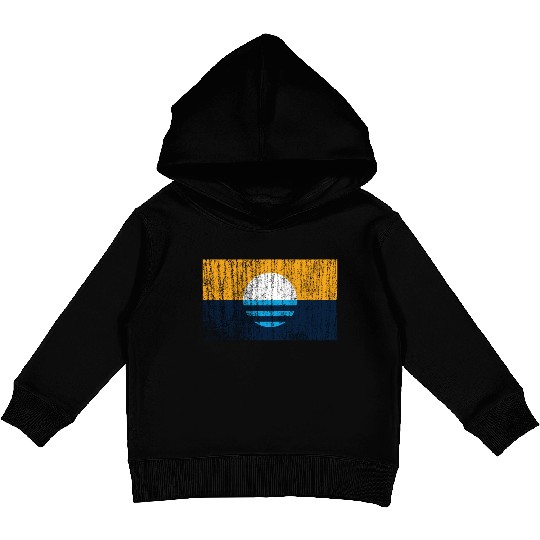 People'S Flag Of Milwaukee Vintage Style Distresse Kids Pullover Hoodies