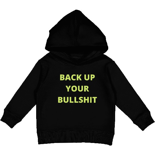 eddie hall back up your bull Kids Pullover Hoodies