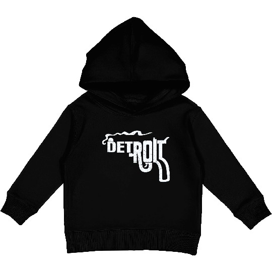 Macs Detroit Smoking Gun Kids Pullover Hoodies