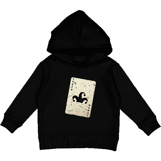 Joker card Kids Pullover Hoodies