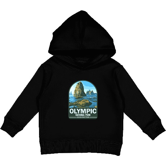 OLYMPIC national park Washington usa Kids Pullover Hoodies