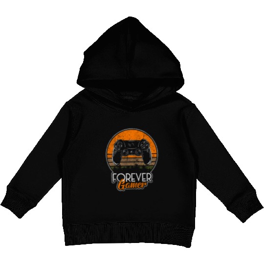 Gaming Geek Retro Gaming Kids Pullover Hoodies