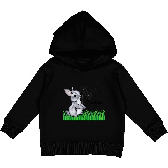 Bunny Name Gift Charlotte Kids Pullover Hoodies