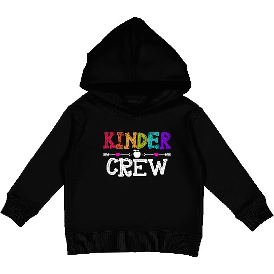 Kinder Crew Funny Kindergarten Teacher 1st Day of Kids Pullover Hoodies