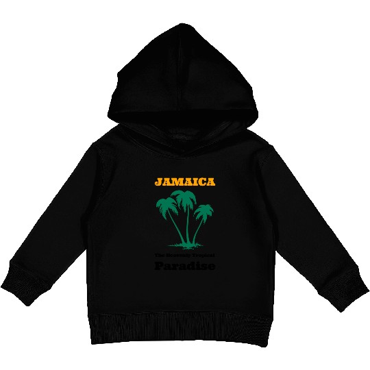 Jamaica The Heavenly Paradise Kids Pullover Hoodies