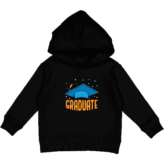 Graduate Team Sayings Graduating Graduation Kids Pullover Hoodies
