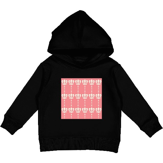 Hot Pink Melted Psychedelic Pattern Kids Pullover Hoodies