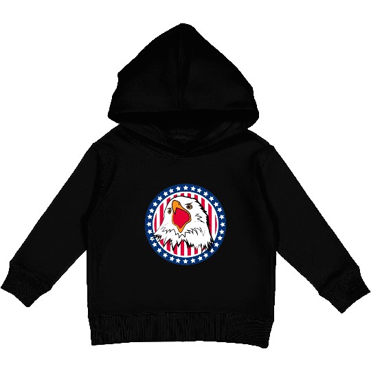 Red White and Blue For You Kids Pullover Hoodies