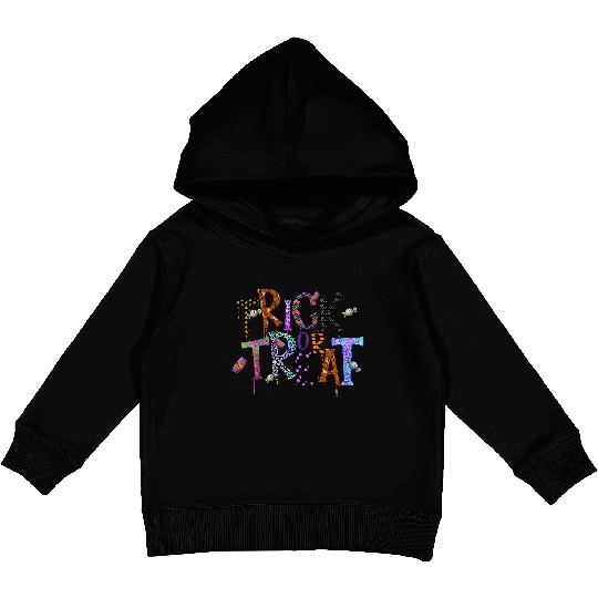 Trick Or Treat Kids Pullover Hoodies