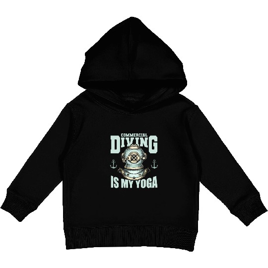 Scuba Diving Diver Kids Pullover Hoodies