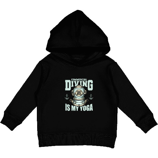 Scuba Diving Diver Kids Pullover Hoodies