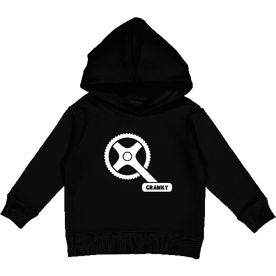 Cranky - Funny Cyclist Gift Kids Pullover Hoodies