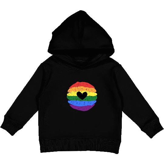 Lgbtq Gay Pride Month Rainbow Love Is Love Kids Pullover Hoodies