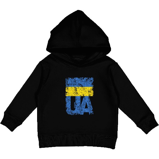 I stand with Ukraine. Support Ukraine. Stop War Kids Pullover Hoodies