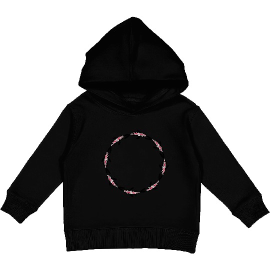 circle koi fish nishikigoi Kids Pullover Hoodies