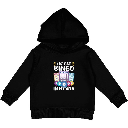 Bingo Card Game Grandma Bingo Player Bingo Cards Kids Pullover Hoodies