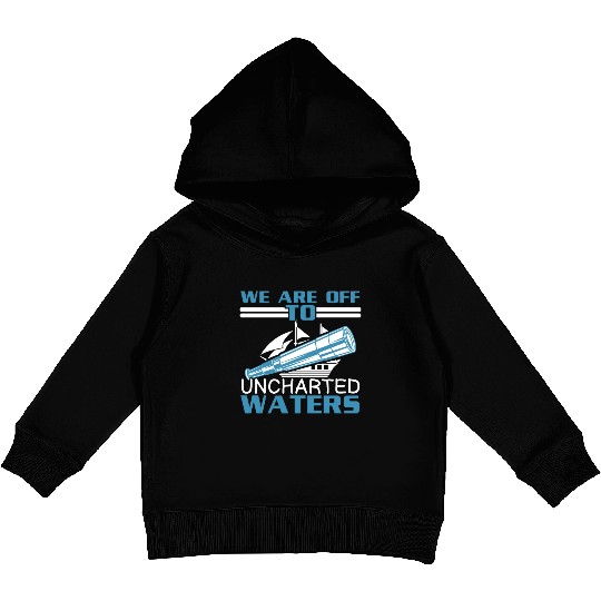 We Are Off To Uncharted Charts Columbus Day Kids Pullover Hoodies