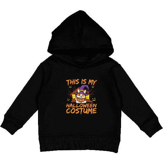 Scary Creepy Animal This Is My Halloween Costume Kids Pullover Hoodies