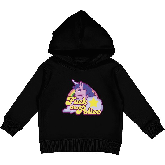 FUCK THE POLICE Kids Pullover Hoodies