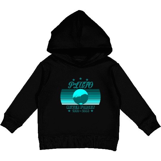 Pluto Never Forget Kids Pullover Hoodies