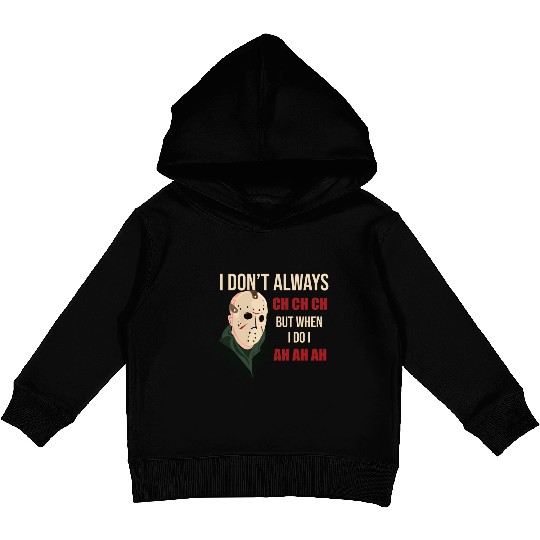 Funny Halloween party Jason hokey mask Friday 13th Kids Pullover Hoodies