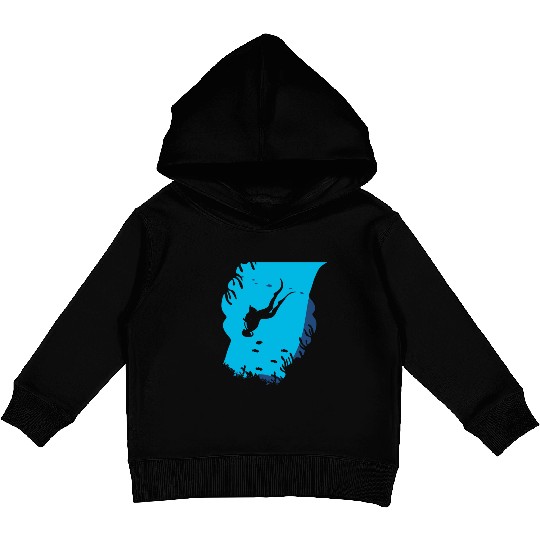 Scuba Diving Kids Pullover Hoodies