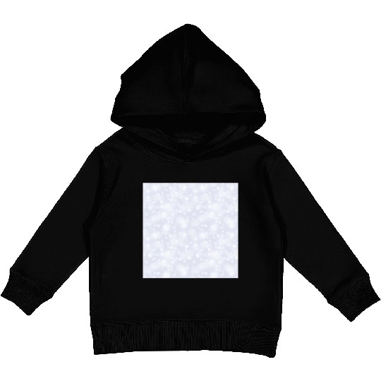 Lilac Snowflakes Pattern Kids Pullover Hoodies