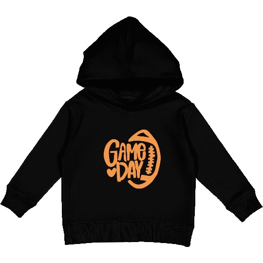 game day football Kids Pullover Hoodies