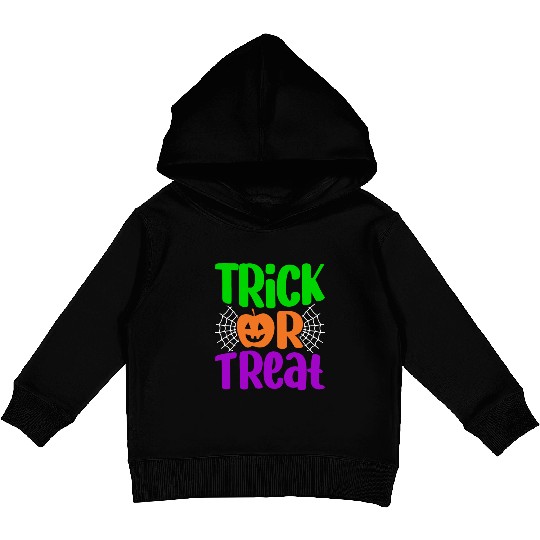 Trick Or Treat Kids Pullover Hoodies