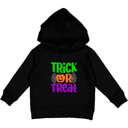 Trick Or Treat Kids Pullover Hoodies