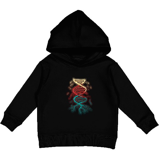Dna Strand Sequence Biology Science Kids Pullover Hoodies