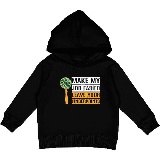 Funny Forensic Science Humor Crime Detective Kids Pullover Hoodies