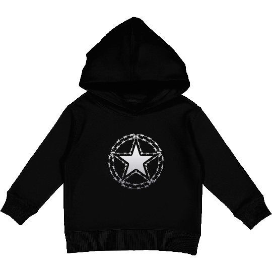 Barbed Wire US Army Star Kids Pullover Hoodies