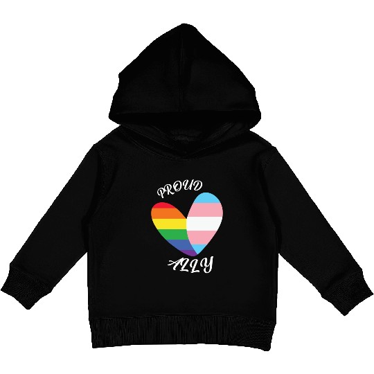 LBGT Flag Gay Pride Human Vintage Rainbow Kids Pullover Hoodies