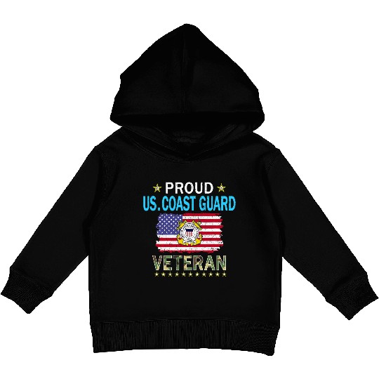 Coast Guard Veterans Day Us Coast Kids Pullover Hoodies