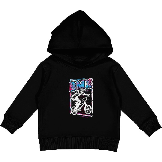 Retro BMX Bike | Old School Bmx Racing Kids Pullover Hoodies