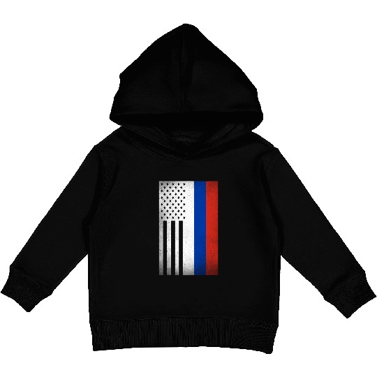 Russia Design for proud Russian Americans Kids Pullover Hoodies