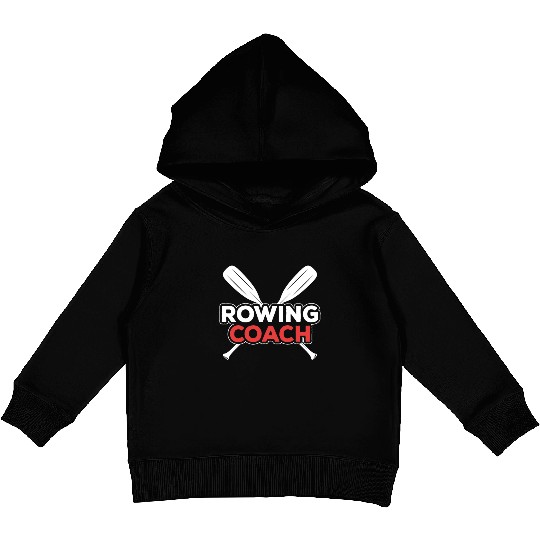 Rowing Coach Crew Rower Row Sports Kids Pullover Hoodies