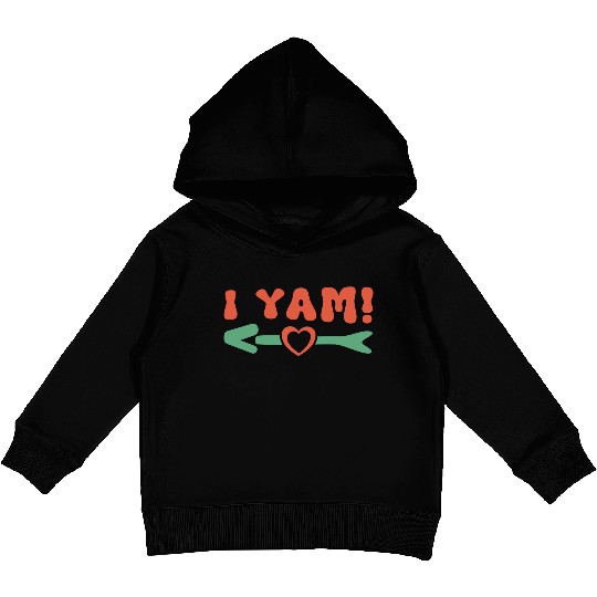Groovy My Sweet Potato I Yam Couple's Matching Kids Pullover Hoodies