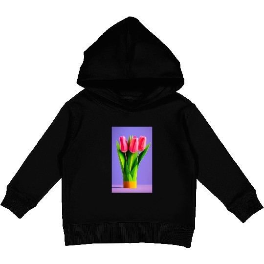 Tulips Kids Pullover Hoodies