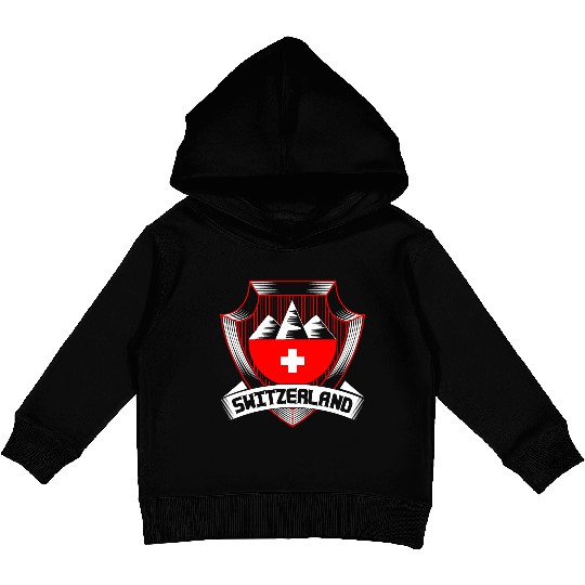 Switzerland Kids Pullover Hoodies