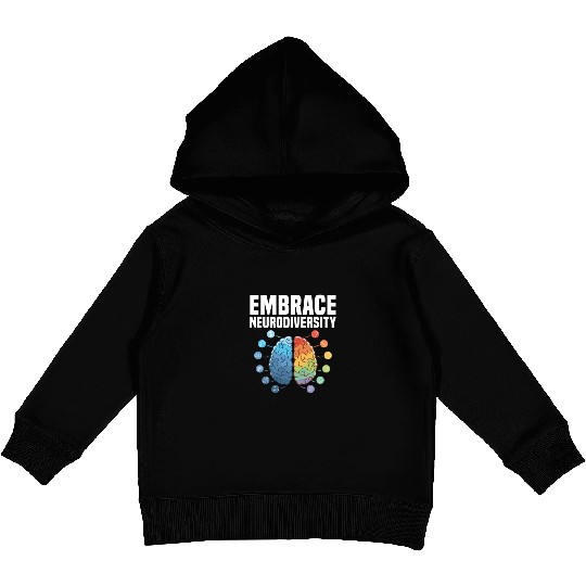 Embrace Neurodiversity Kids Pullover Hoodies