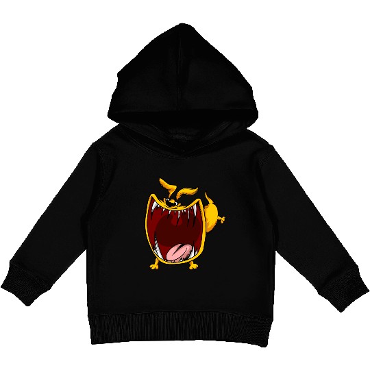 Scary Big Mouth Dog Owners Pet Lover Gift Ideas Kids Pullover Hoodies