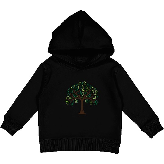 Math Tree Math Tree Mathematics Kids Pullover Hoodies