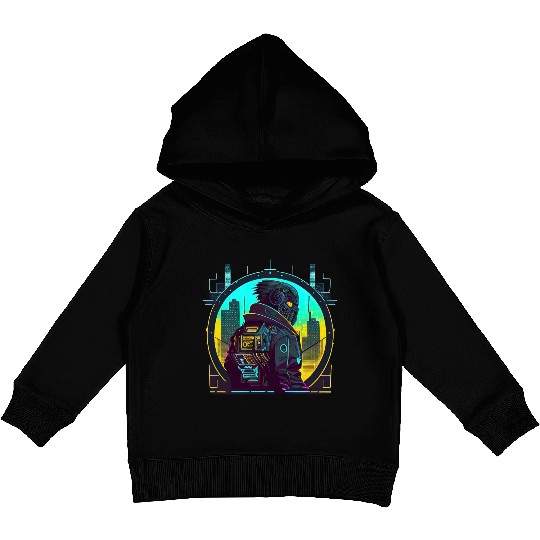 Sci-fi character Kids Pullover Hoodies