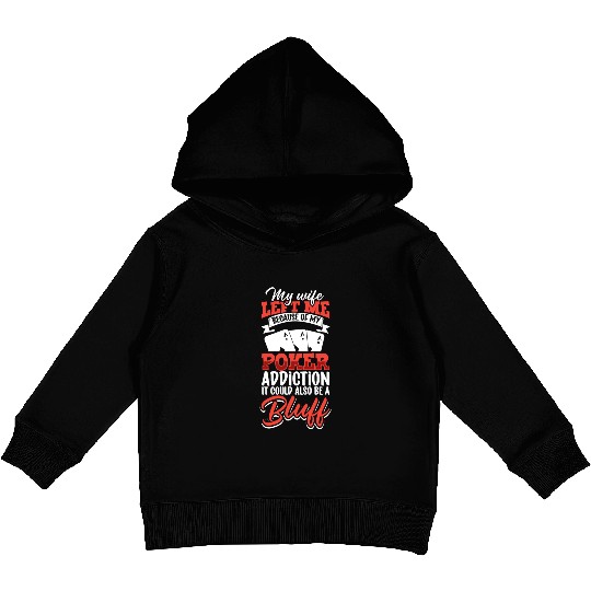 Poker Casino Poker Player Gambling Roulette Gift Kids Pullover Hoodies