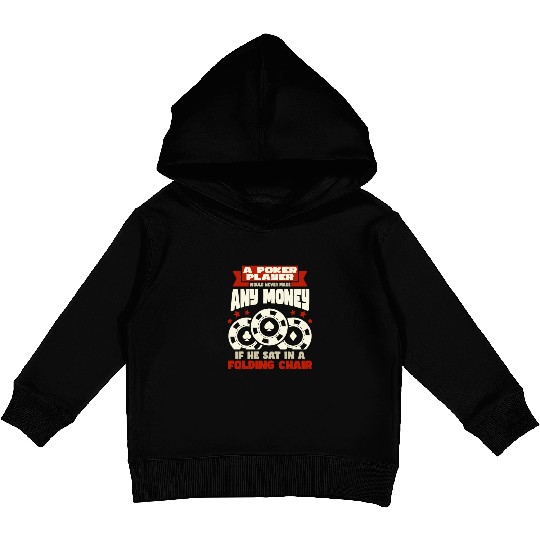 Poker Casino Poker Player Gambling Roulette Gift Kids Pullover Hoodies