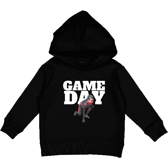 Game Day , Football Kids Pullover Hoodies Sunday Funday Kids Pullover Hoodies
