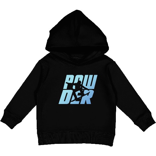 Snowboarder, Snowboarding, Snowboard - Powder Kids Pullover Hoodies